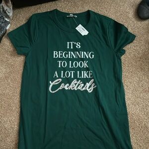 “It’s beginning to look a lot like cocktails” tee